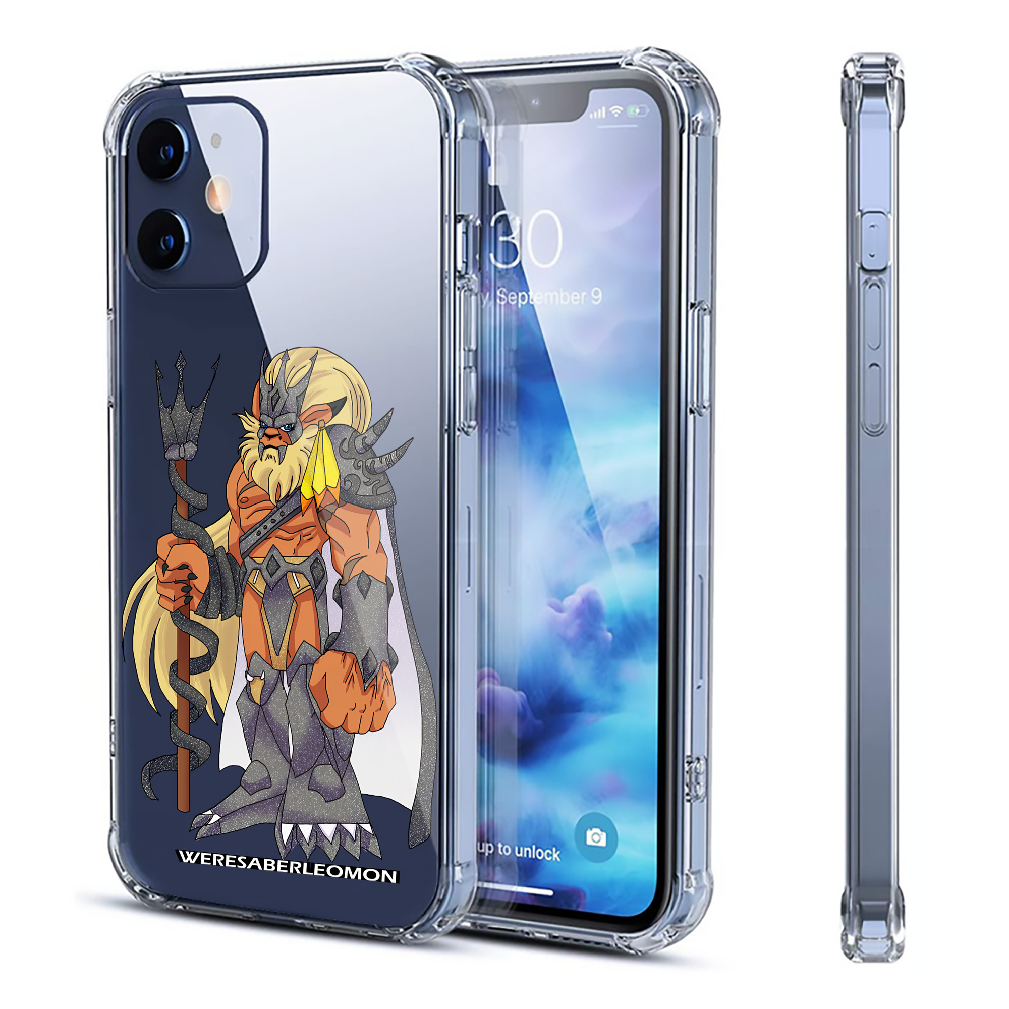 （画像用） Digimon デジタルモンスター/デジモン 【iPhone 12シリーズ対応】透明スマホケース（クリアソフトケース）